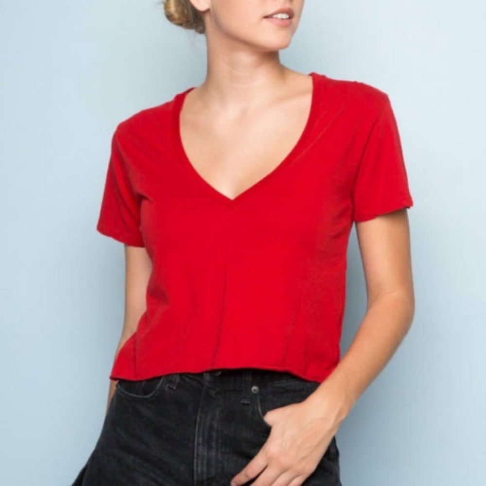 Brandy Melville Cropped Tee